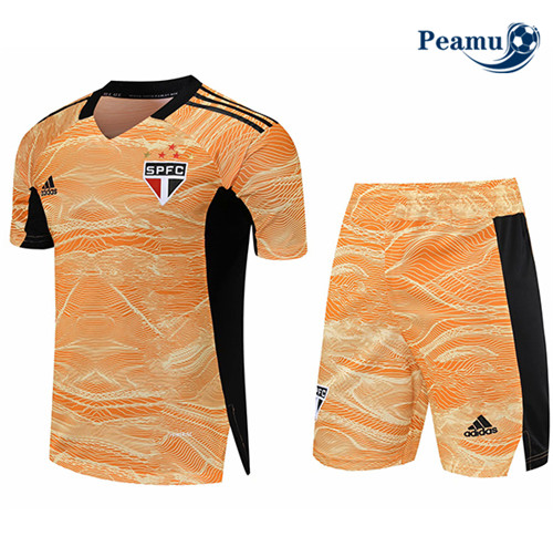 Kit Camisola Futebol Sao Paulo Gardien de but Amarelo 2021-2022