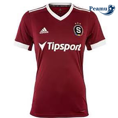 Camisola Futebol Sparta Prague Principal Equipamento 2021-2022