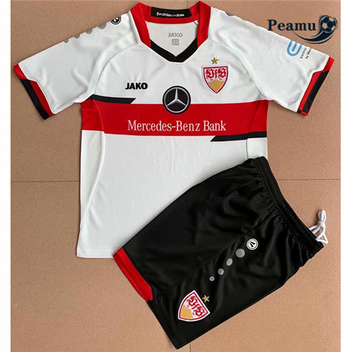 Camisola Futebol Stuttgart Crianças Principal Equipamento 2021-2022