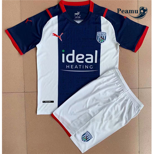 Camisola Futebol West Bromwich Albion Crianças Principal Equipamento 2021-2022