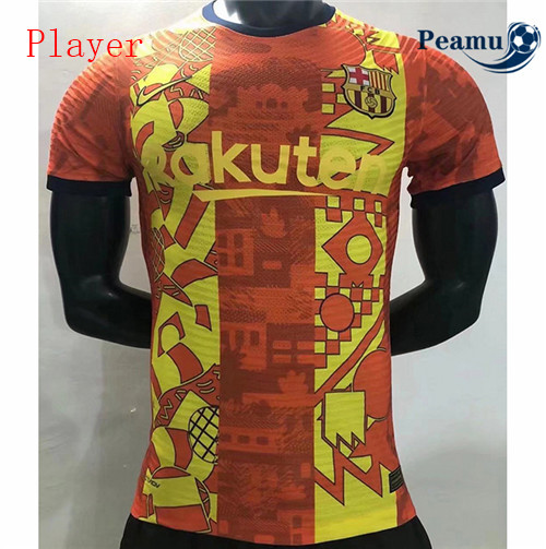 Peamu - Camisola Futebol Barcelona player Orange 2021-2022