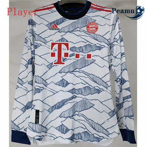 Peamu - Camisola Futebol Bayern de Munique player Alternativa Equipamento Manche Longue 2021-2022