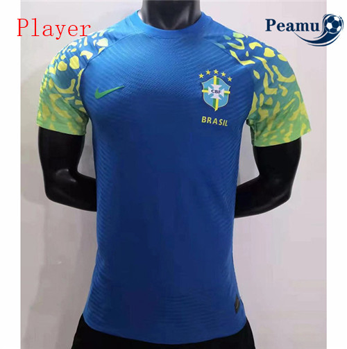 Peamu - Camisola Futebol Brasil Player Azul 2023