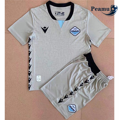 Peamu - Camisola Futebol Lazio Crianças Gardien de but Cinza 2021-2022