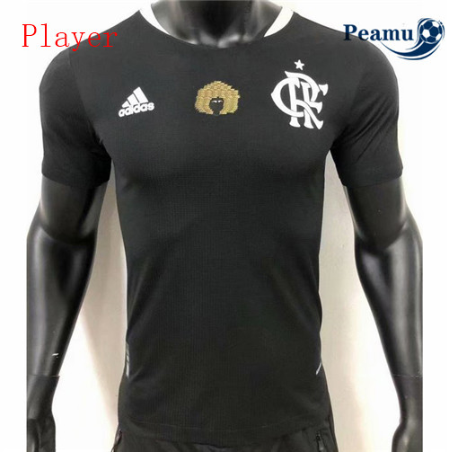 Peamu - Camisola Futebol Flamengo Player Version Preto 2021-2022