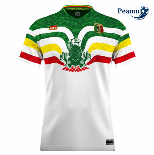 Peamu - Camisola Futebol mali Alternativa Equipamento Branco 2022