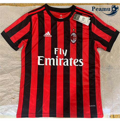 Peamu - Camisola Futebol Retro AC Milan Principal Equipamento 2017-18