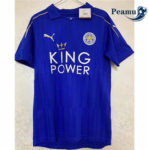 Peamu - Camisola Futebol Retro Leicester City Principal Equipamento 2016-2017