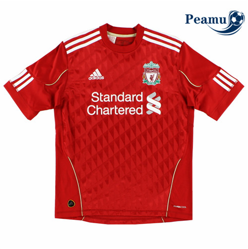 Peamu - Camisola Futebol Retro Liverpool Principal Equipamento 2010-11