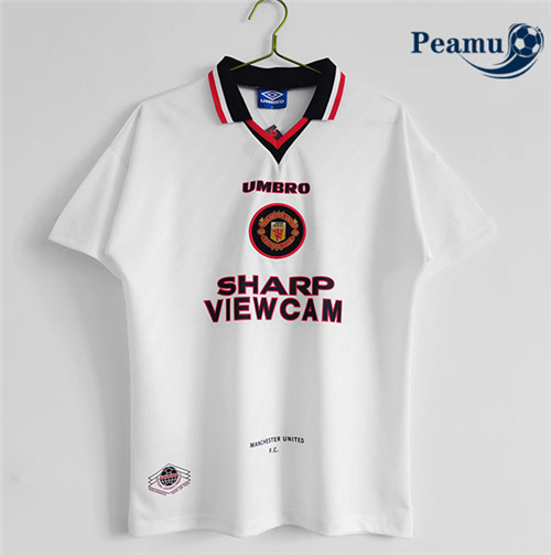 Peamu - Camisola Futebol Retro Manchester United Alternativa Equipamento 1996-97