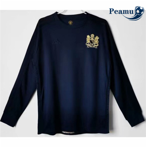 Peamu - Camisola Futebol Retro Manchester United Manche Longue 1968