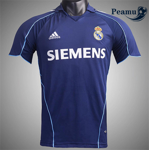 Peamu - Camisola Futebol Retro Real Madrid Alternativa Equipamento 2005-06