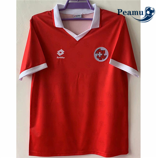 Peamu - Camisola Futebol Retro Suíça Principal Equipamento 1994