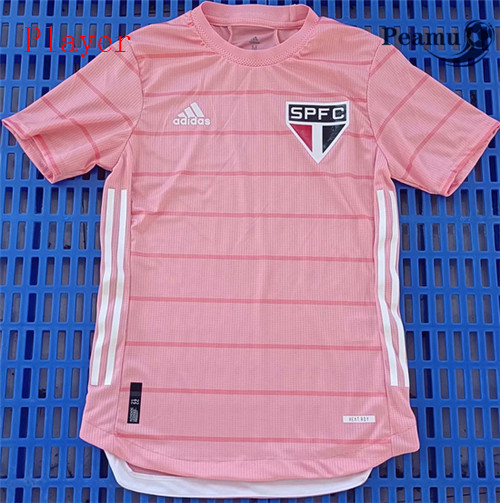 Peamu - Camisola Futebol Sao Paulo Player Version Rosa 2021-2022