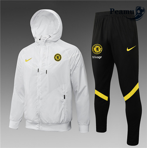 Peamu - Windrunner Fato de Treino Chelsea Branco 2021-2022