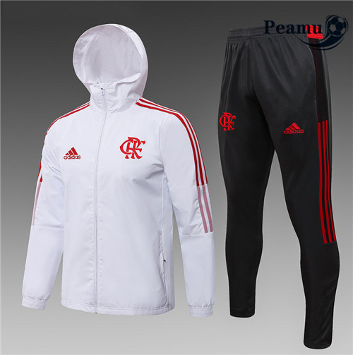 Peamu - Windrunner Fato de Treino Flamengo Branco 2021-2022