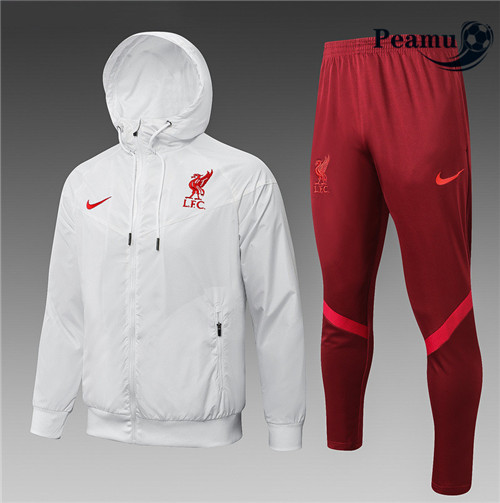 Peamu - Windrunner Fato de Treino Liverpool Branco 2021-2022