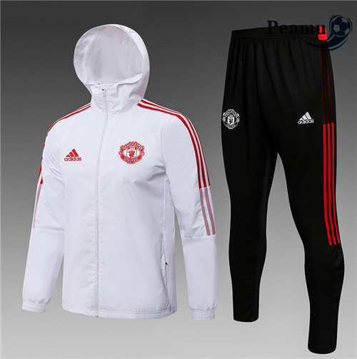 Peamu - Windrunner Fato de Treino Manchester United Branco 2021-2022