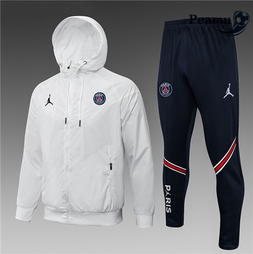 Peamu - Windrunner Fato de Treino Jordan PSG Branco 2021-2022