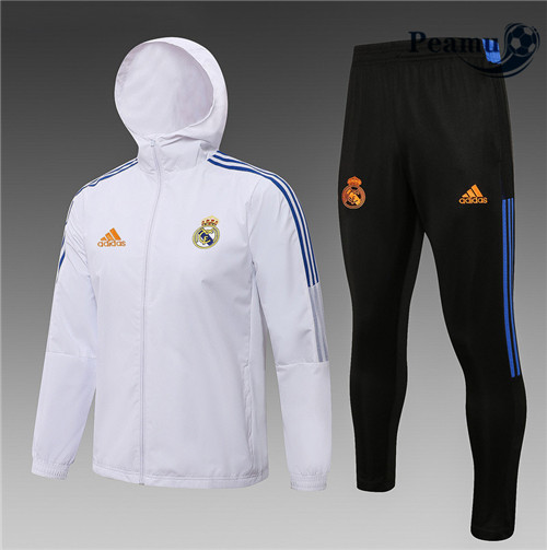 Peamu - Windrunner Fato de Treino Real Madrid Branco 2021-2022