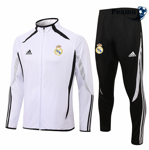 Peamu - Casaco de Fato de Treino Real Madrid Co-brandé Branco 2021-2022