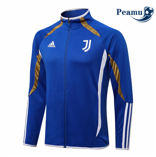 Peamu - Jaqueta Futebol Juventus Azul 2021-2022 Gola alta