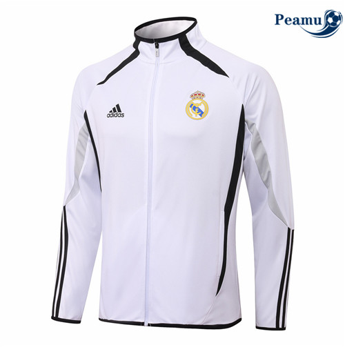 Peamu - Jaqueta Futebol Real Madrid Co-brandé Branco 2021-2022