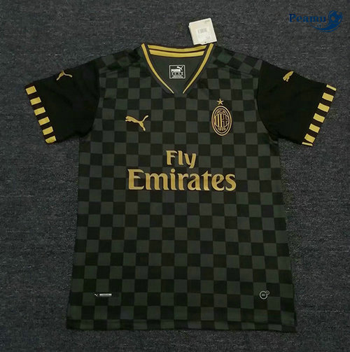 Camisola Futebol AC Milan training Preto 2019-2020