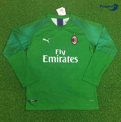 Camisola Futebol AC Milan Portiere Manche Longue Verde 2019-2020