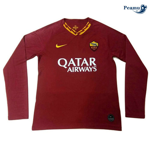 Camisola Futebol AS Roma Principal Equipamento Manche Longue 2019-2020