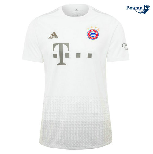 Camisola Futebol Bayern de Munique Alternativa Equipamento Bianco 2019-2020