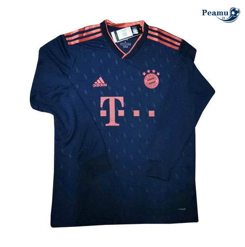 Camisola Futebol Bayern de Munique Terceiro Equipamento Manche Longue 2019-2020