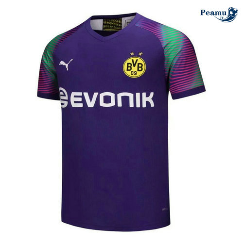 Camisola Futebol Borussia Dortmund Alternativa Equipamento Portiere Porpora 2019-2020