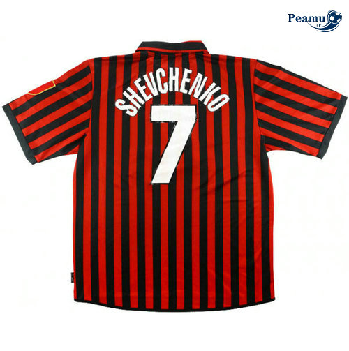 Classico Maglie AC Milan Centenario Principal Equipamento (7 shevchenko) 1999-00