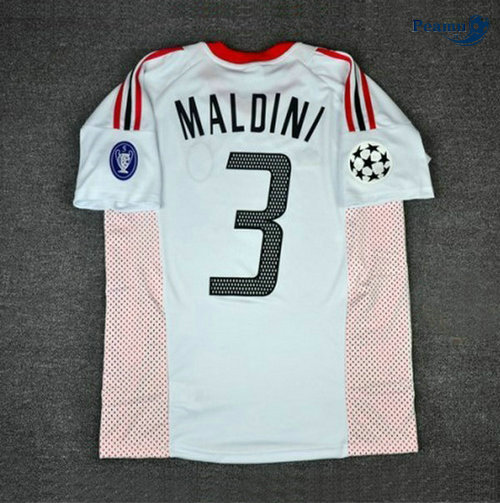 Classico Maglie AC Milan Alternativa Equipamento (3 Paolo Maldini) 2002-03