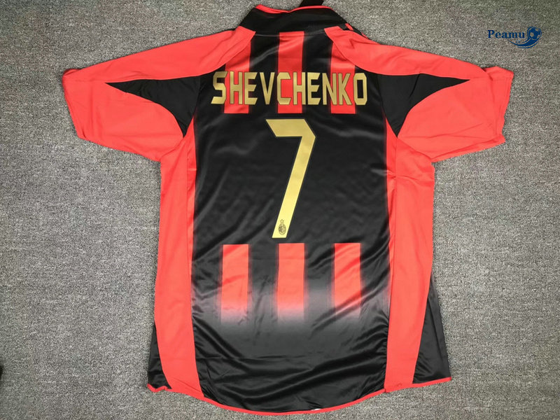 Classico Maglie AC Milan Principal Equipamento (7 shevchenko) 2004-05