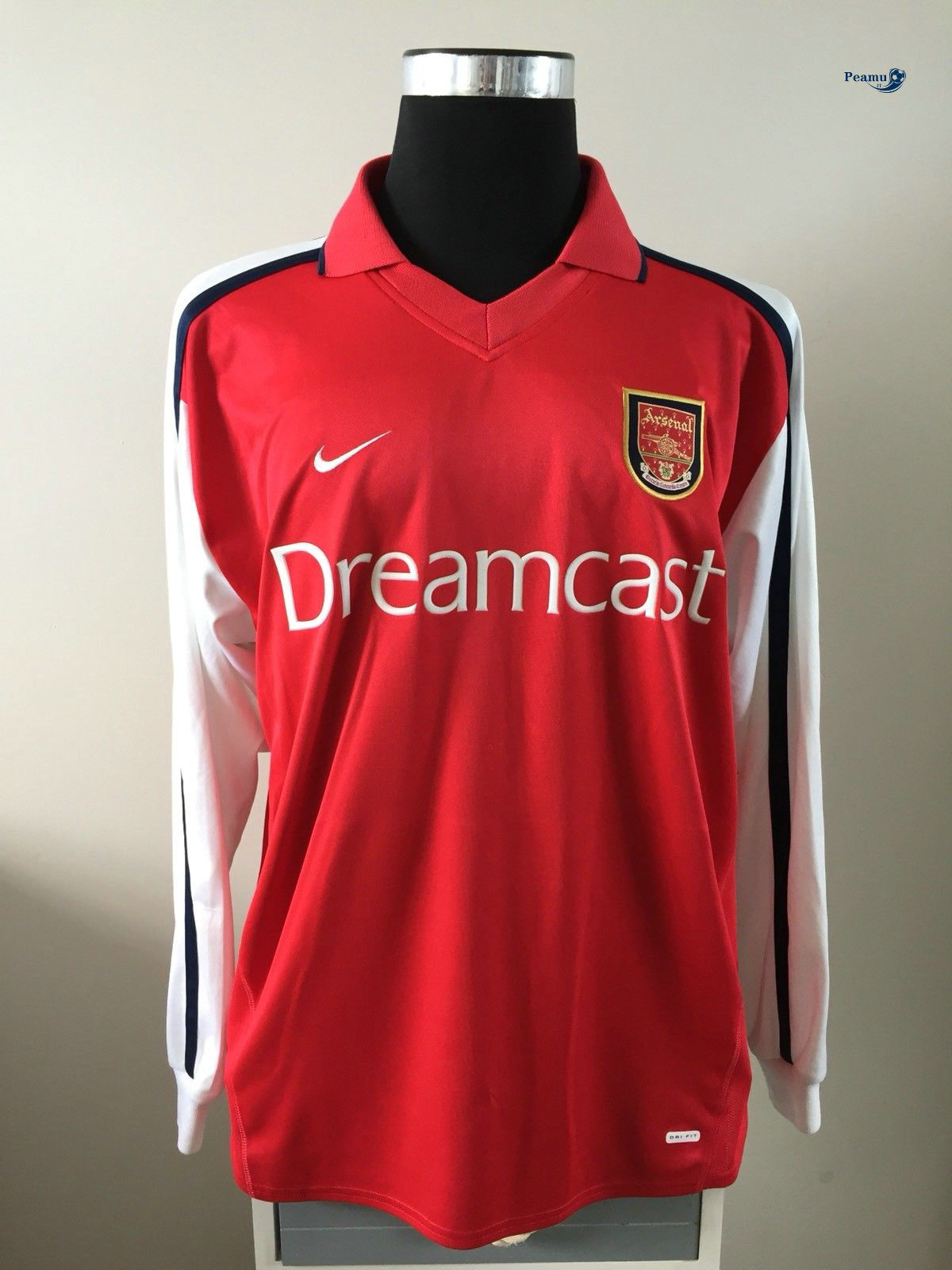 Classico Maglie Arsenal Manche Longue Principal Equipamento 2000-2002