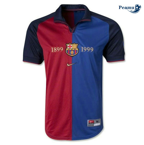 Classico Maglie Barcelona Commemorare Vermelho/Azul clair 1899-99