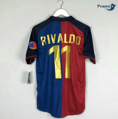 Classico Maglie Barcelona Principal Equipamento (11 Rivaldo) 1899-99