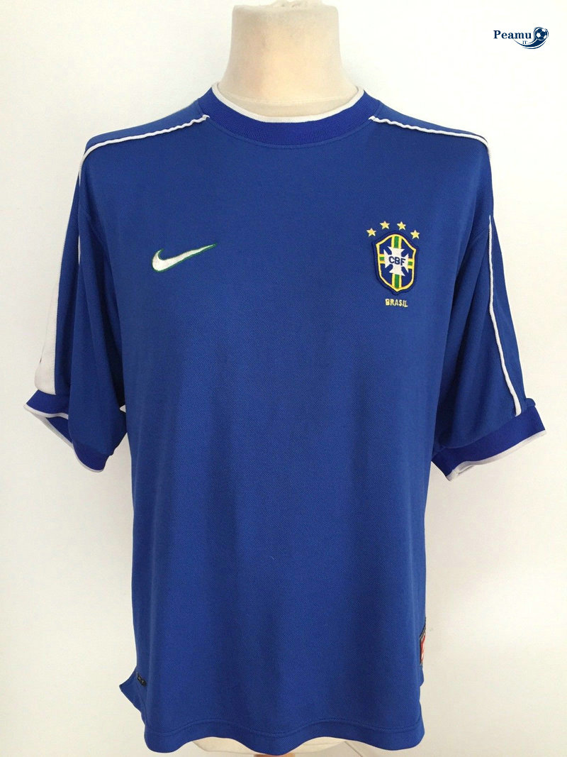 Classico Maglie Brasil Alternativa Equipamento Azul clair Coppa Del Mondo 1998