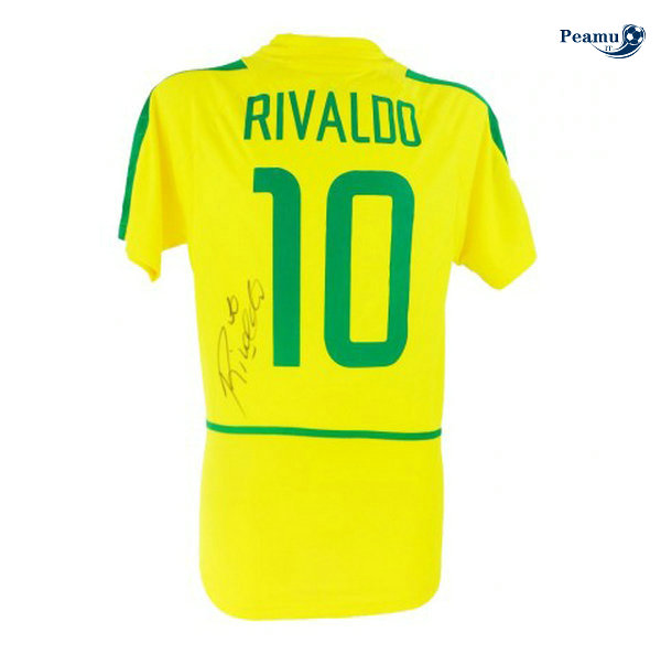 Classico Maglie Brasil Principal Equipamento (10 Rivaldo) 2002