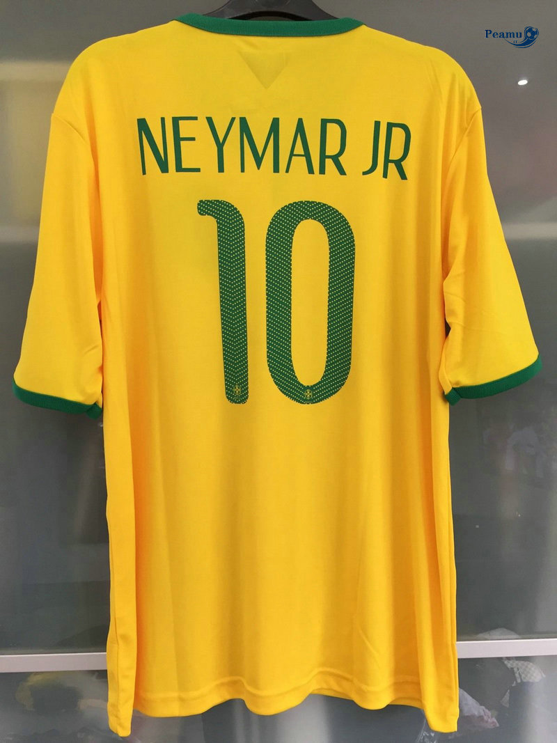 Classico Maglie Brasil Principal Equipamento (10 Neymar) Coppa Del Mondo 2014