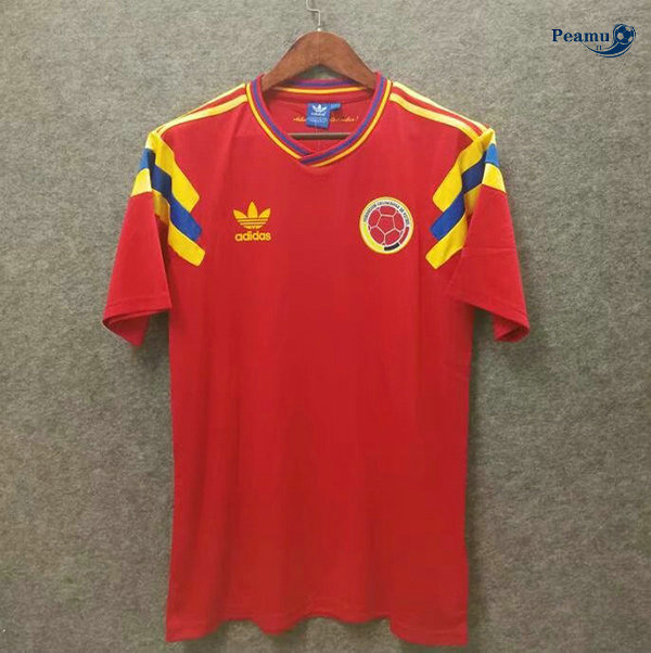 Classico Maglie Colombia Vermelho 1990