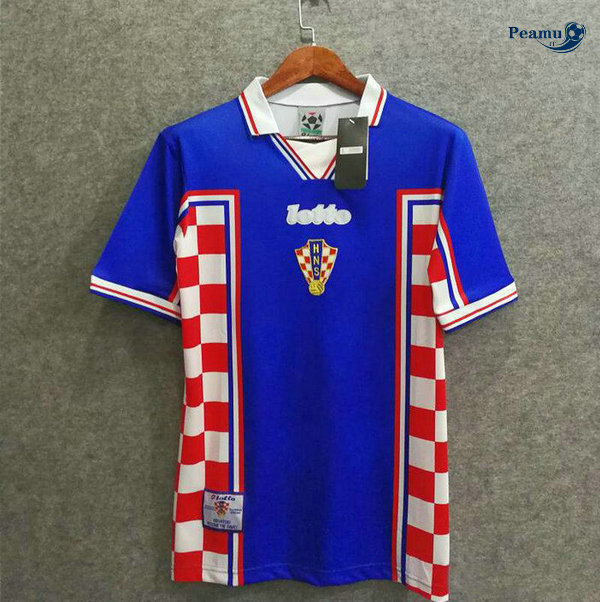 Classico Maglie Croácia Alternativa Equipamento Coppa Del Mondo 1998