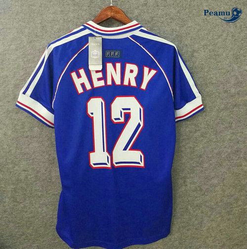 Classico Maglie França Principal Equipamento (12 henry) 1998