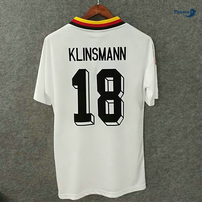 Classico Maglie Alemanha Principal Equipamento Bianco (18 KLINSMANN) 1994
