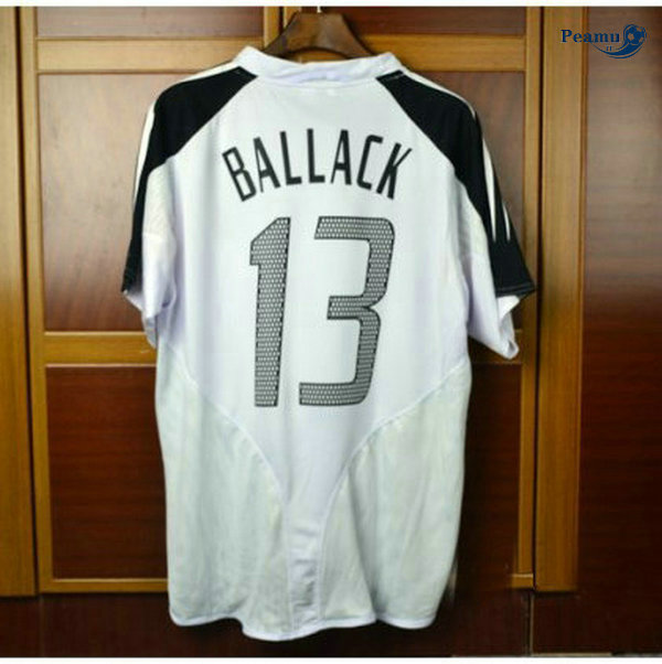 Classico Maglie Alemanha Principal Equipamento (13 BALLACK) Coppa Europa 2004