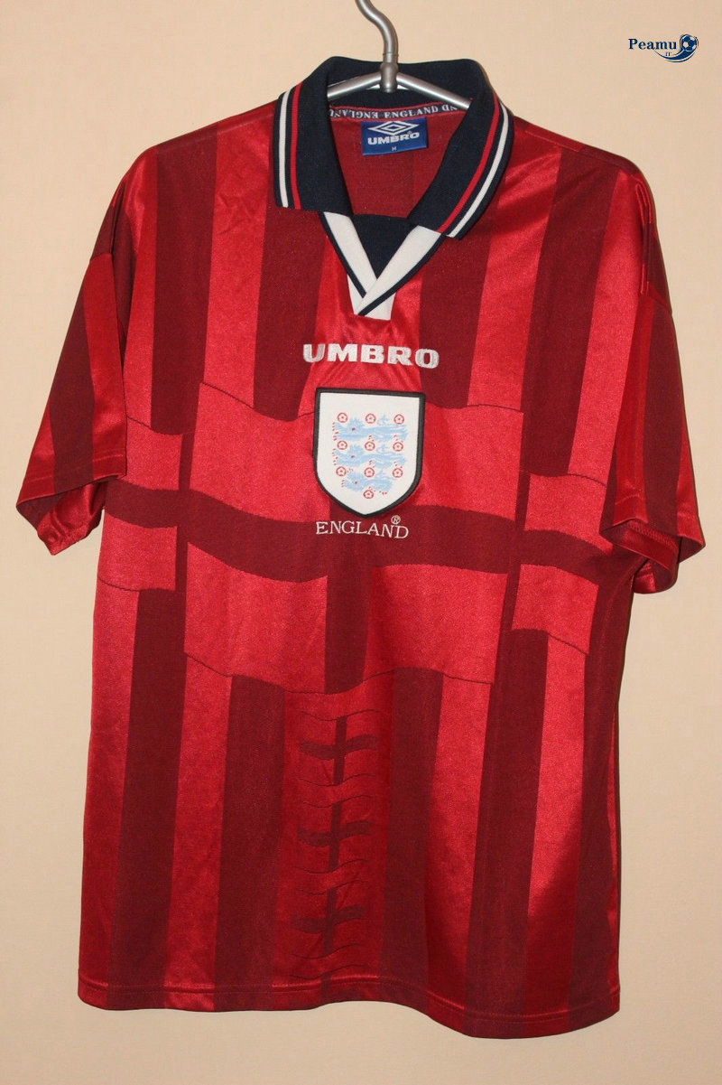 Classico Maglie Inglaterra Alternativa Equipamento Vermelho Coppa Del Mondo 1998