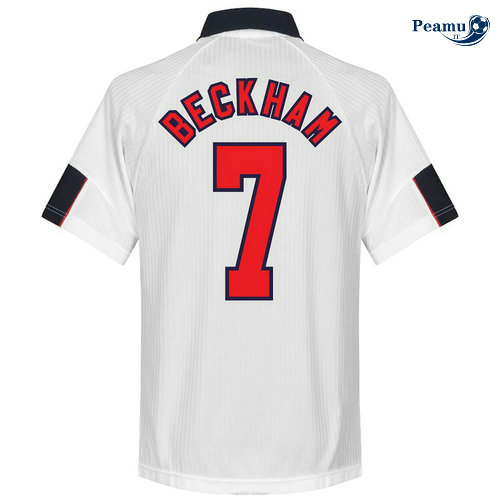 Classico Maglie Inglaterra Principal Equipamento (7 BECKHAM) Coppa Del Mondo 1998
