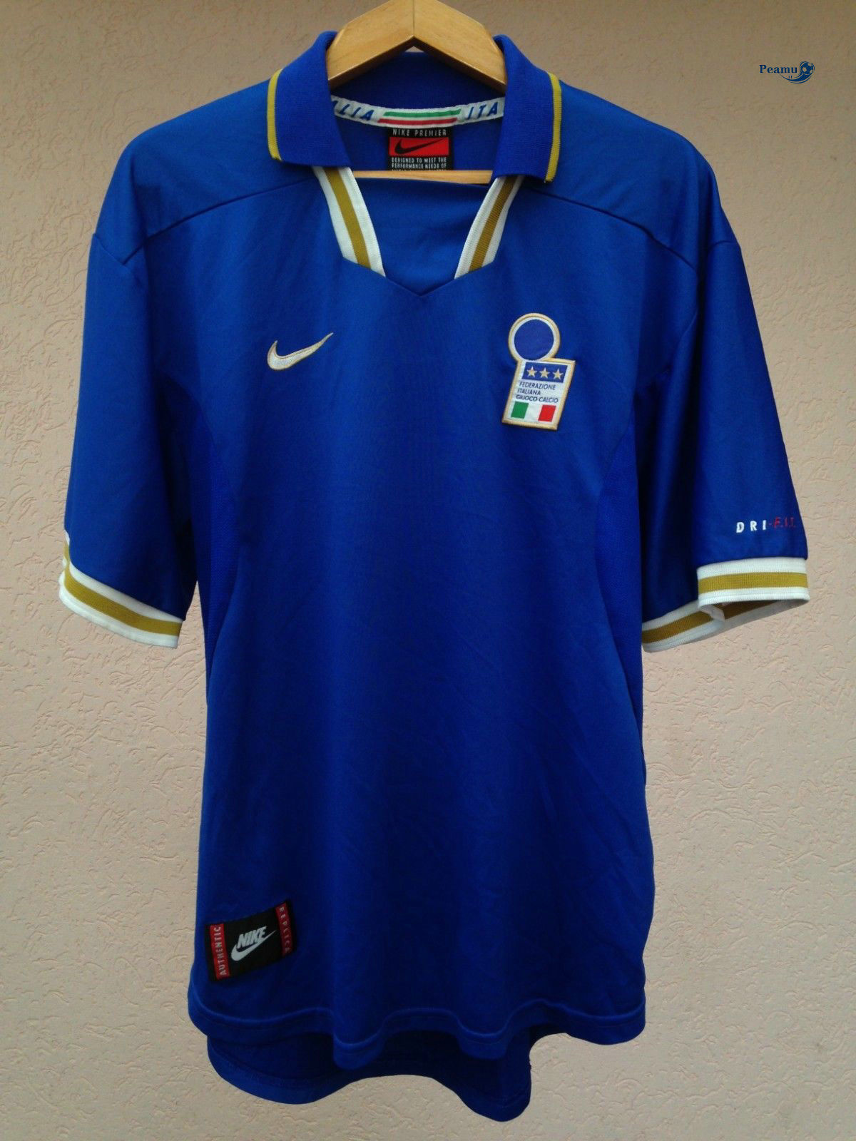 Classico Maglie Italia Principal Equipamento Coppa Europa 1996